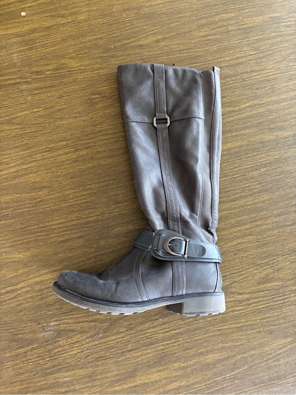 BareTraps Women's Tall Buckle Riding Boots - Brown